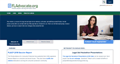 Desktop Screenshot of fladvocate.org