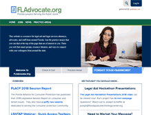 Tablet Screenshot of fladvocate.org